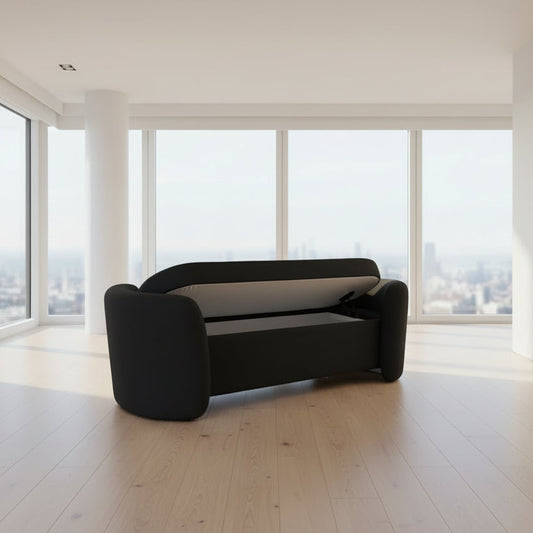 Modern 3 Seater Ottoman Storage