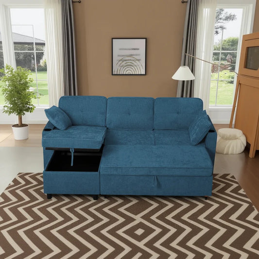 Mezi L Shape Sofa Cum Bed