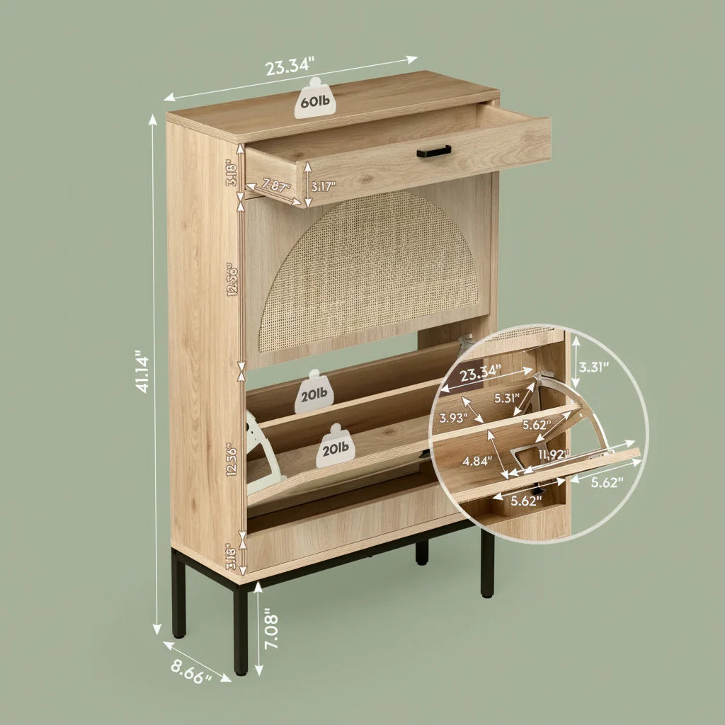 Rocky Shoe Rack