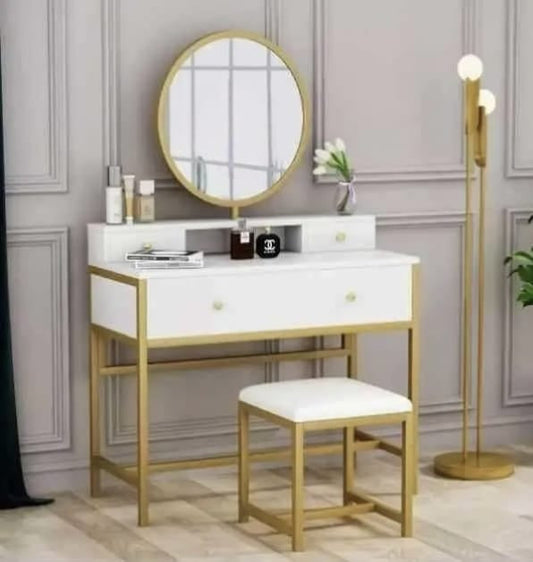 Alba Dressing Table With Stool