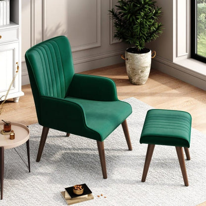 Galba Bedroom Chair+Stool
