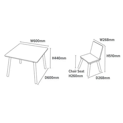 Albo Kid Study Table With Chair’s
