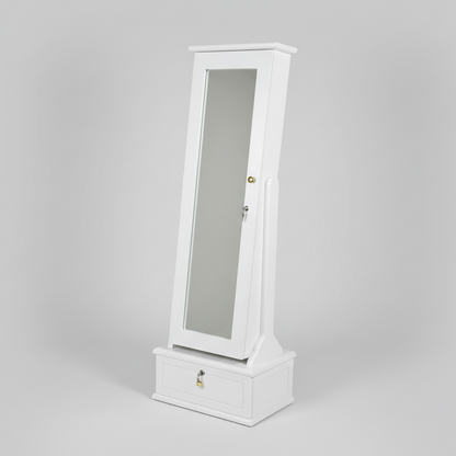 Alfa Standing Mirror With Storage