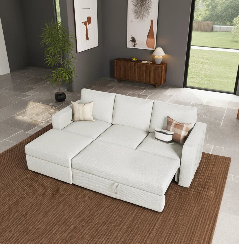 Nerin L Shape Sofa Cum Bed