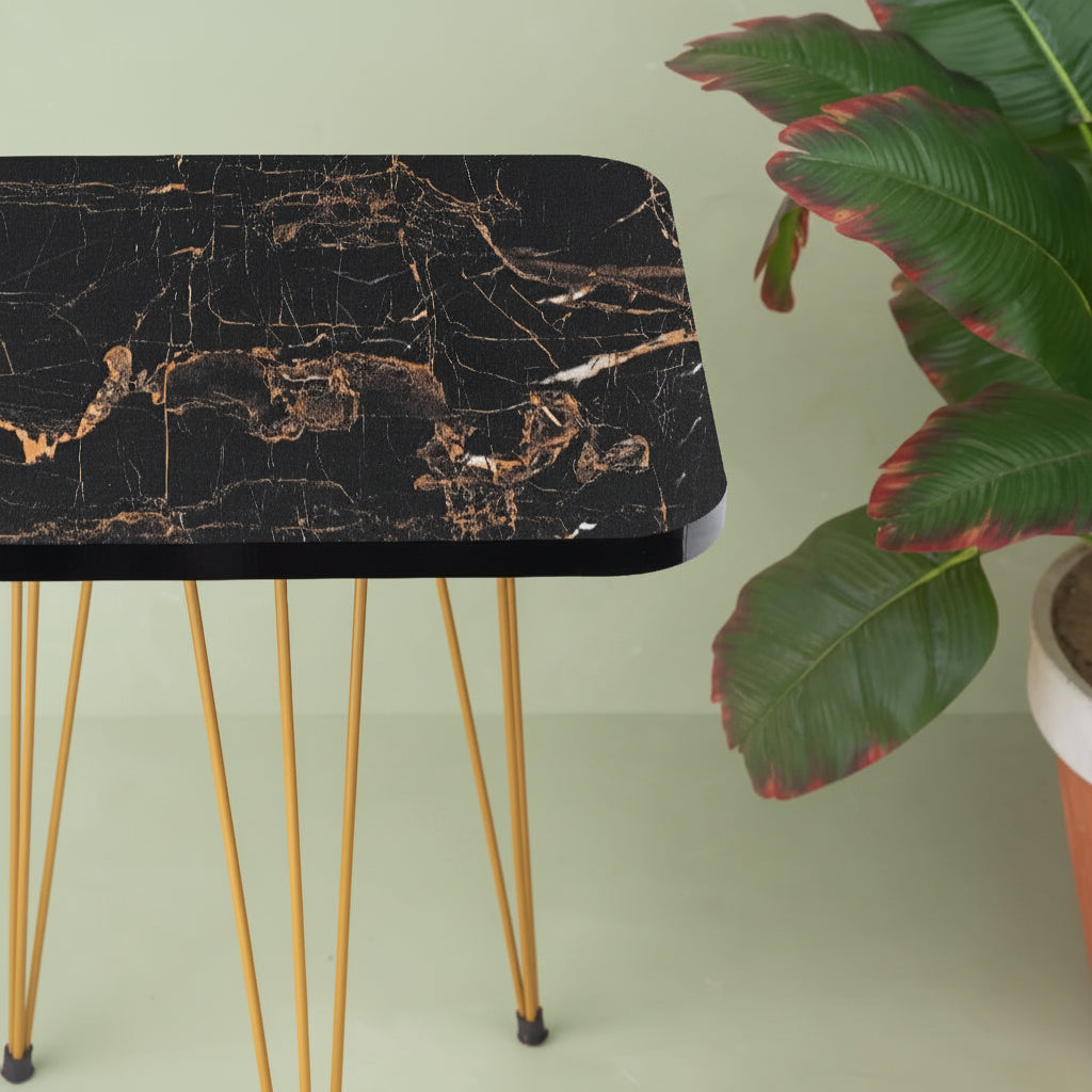 Clio Set Of 3 Nesting Table Black