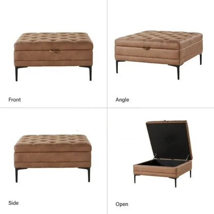 Brin Ottoman Stool & Storage